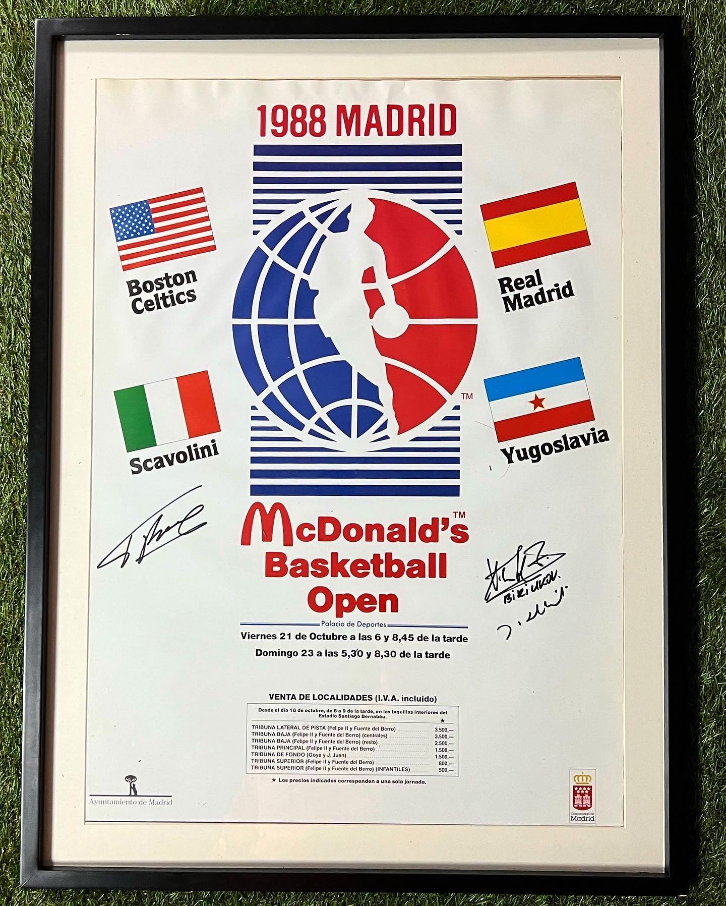 Cartel McDonald´s Basketball Open 1988