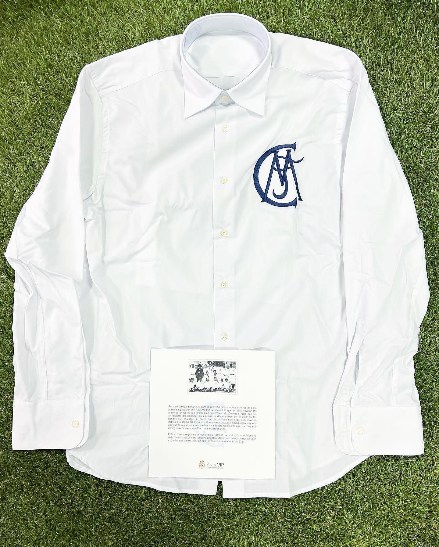 Camisa Reedicion 1902 Real Madrid, Regalo Area VIP